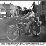 A Zollars & son C1914 Mailman on Indian Motorcycle